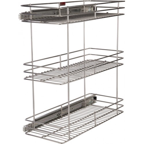 Fixed Single Pullout 21x20x8 Chrome –Sleek