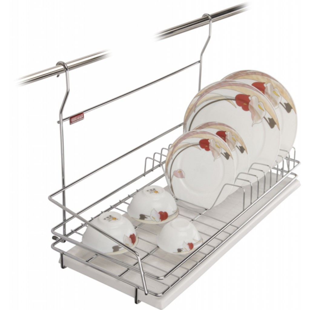 Buy Sleek Multi Purpose Plate Rack Chrome Kalanjiam Hardwares