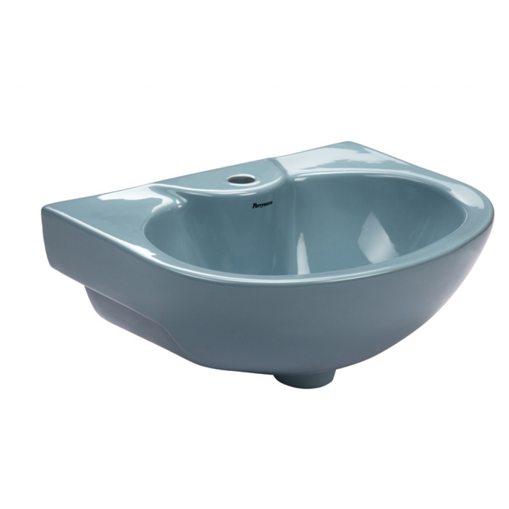 Elevate Your Bathroom with the Parryware Wash Basin Tapti 18X13 (Blue ...