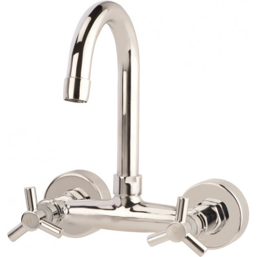 Trio Wall Mounted Sink Mixer Brass Chrome Finish –Parryware