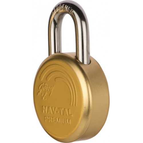 Padlock Navtal Premium Delux 3 Key (Blister) Brass - Godrej