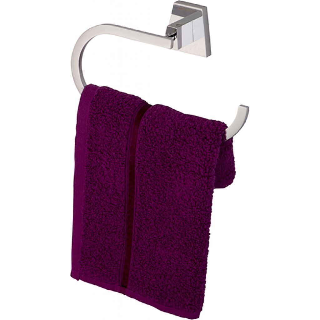 WINCASE Crystal Towel Ring, Black Hand Towel Holder , Bathroom Round Towel  Hanger Racks Wall Mount Matte Black : Amazon.in: Home & Kitchen
