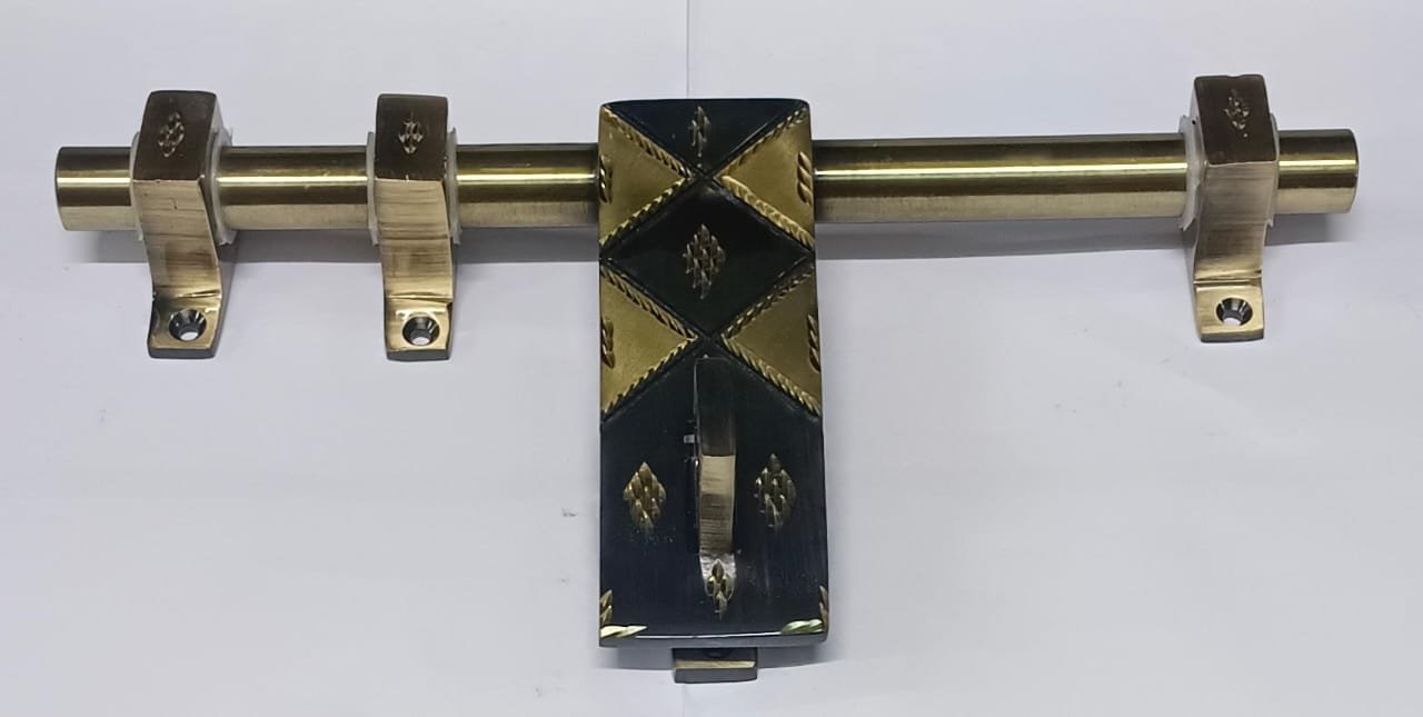 B1360 ALDROPS BRASS ANTQ SS ROD 10X5/8 2017 (B1360) - Image 1