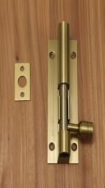 TOWER BOLT ALU  MARBLE ANTQ 4 INCH (B2670)