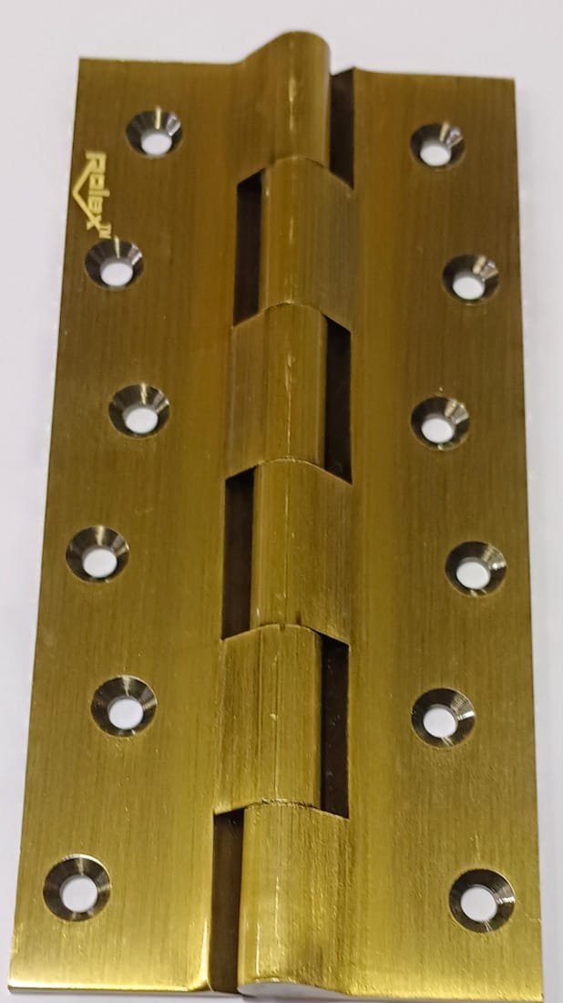 B3207 F HINGES BRASS ANTQ 6X1-1/4X5/32 SS PIN (B3207) - Image 1