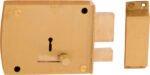 DOOR LOCK BRASS 4-1/2 2 IN 1 SS KEY (L1865A) - Image 4