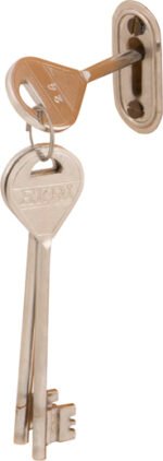 DOOR LOCK 4 INCH IRON BULLET 3 KEY (L1867) - Image 3