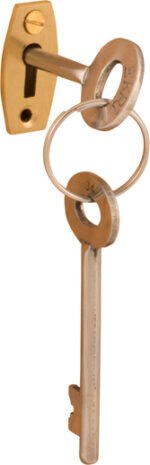 DOOR LOCK BRASS 3 BULLET (L1848) - Image 3