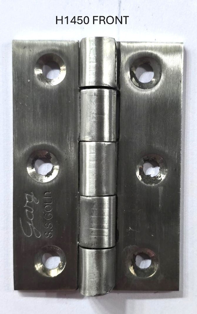 H1450 FRONT HINGES SS PREMIUM GOLD 3X12 INCH (H1450) - Image 1