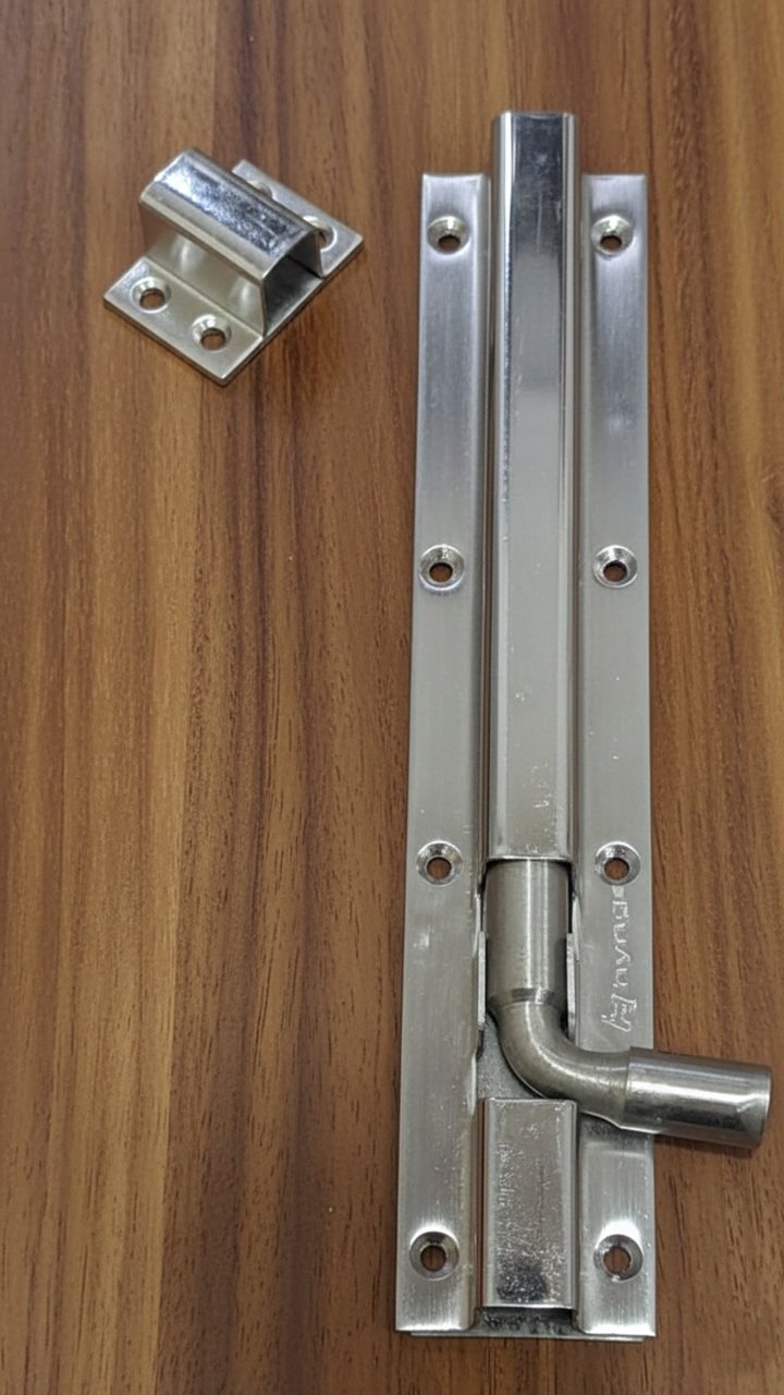 H2550(1) TOWER BOLT SS 8X1/2 S/PIECE HYNGE (H2550) - Image 1