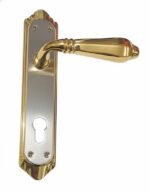 MORTICE LOCK BIG SILVER GOLD  (L1415) - Image 2