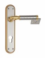 MORTICE LOCK BIG SILVER GOLD  (L1415) - Image 3