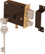 DOOR LOCK 4-1/2  GOLDY (L1807)