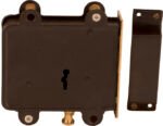 DOOR LOCK 4 1/2 INCH BRASS  (L1809) - Image 4