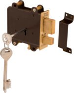 DOOR LOCK 4 1/2 INCH BRASS  (L1809)