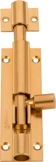 TOWER BOLT ALU GOLD 4X10 (A5120)