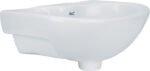 WALL HUNG BASIN TAPTI WHITE (YP4150) - Image 3