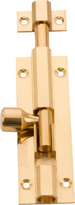 TOWER BOLT BRASS LAKER 4X3/8 (B1880)