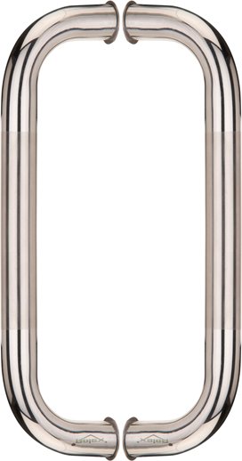 HANDLE SS GLASS DOOR D 8 INCH COMBI (B4210)