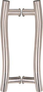 HANDLE SS GLASS DOOR S 8 INCH COMBI (B4270)