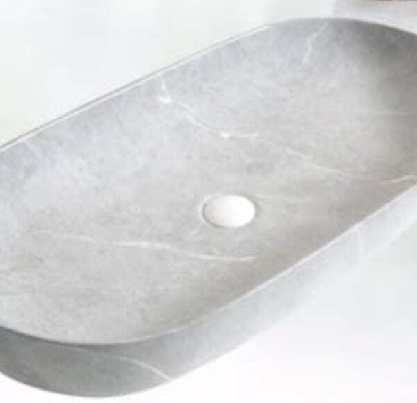 WASH BASIN TR 20026-SM LONGISELE SATVARIO MARBLE (YG9816)