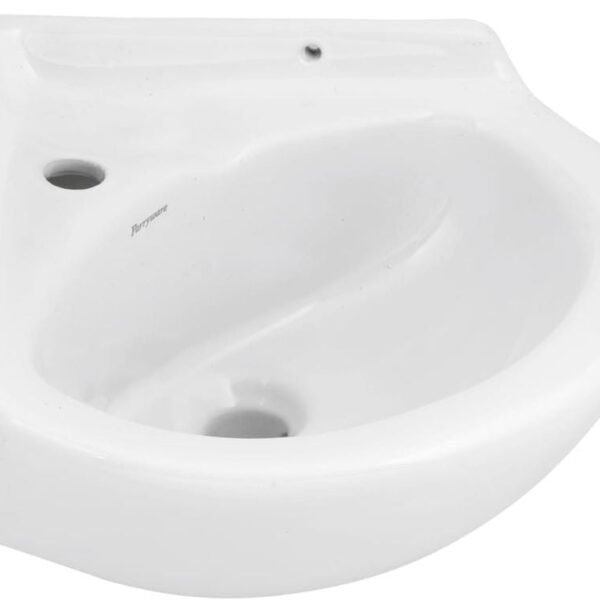 WASH BASIN CORNER WHITE (YP4166)
