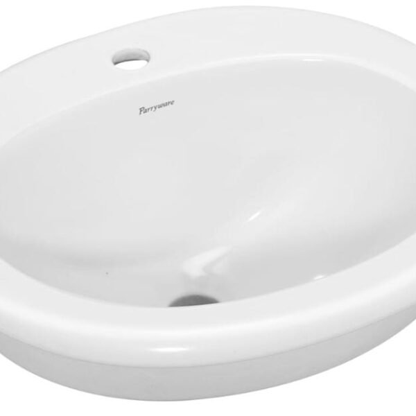 COUNTER TOP BASIN MINI OVAL WHITE (YP4201)