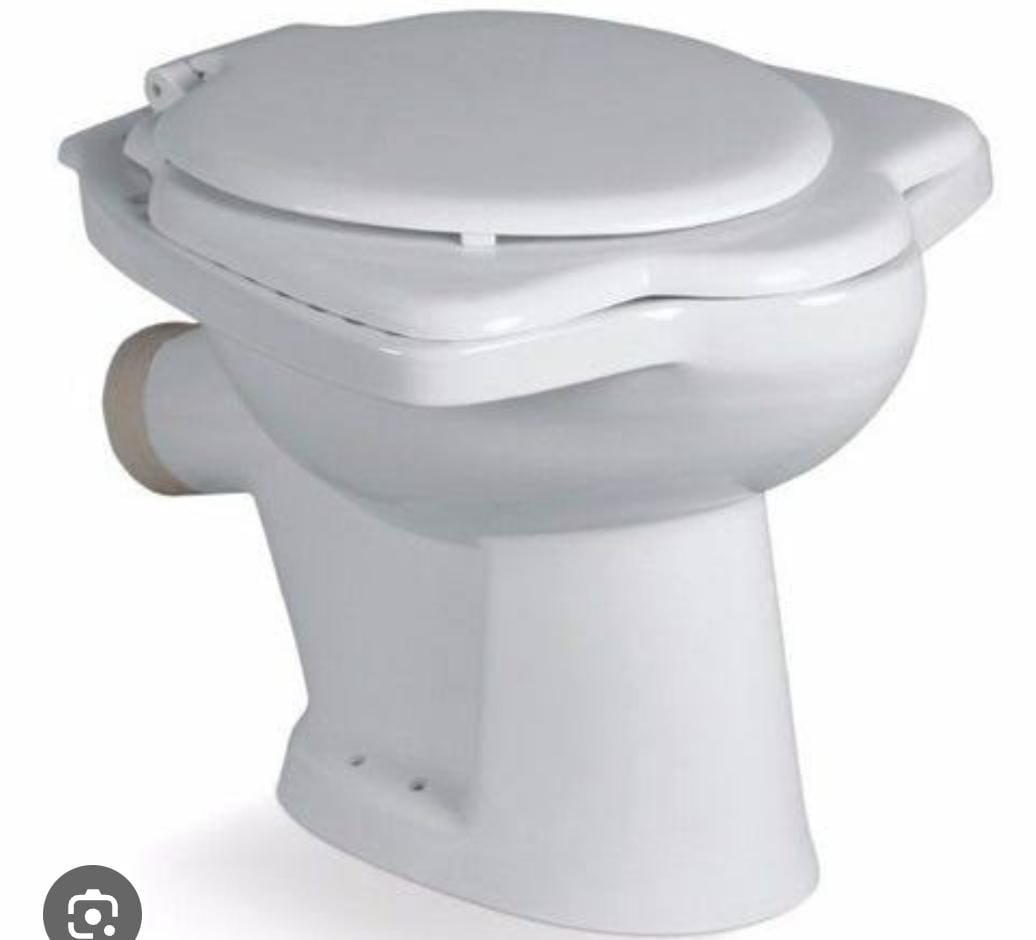 SNO 966 SKU_YP3152 WESTERN CLOSET UNIVERSAL-P TRAP WHITE EWC (YP3152) - Image 1