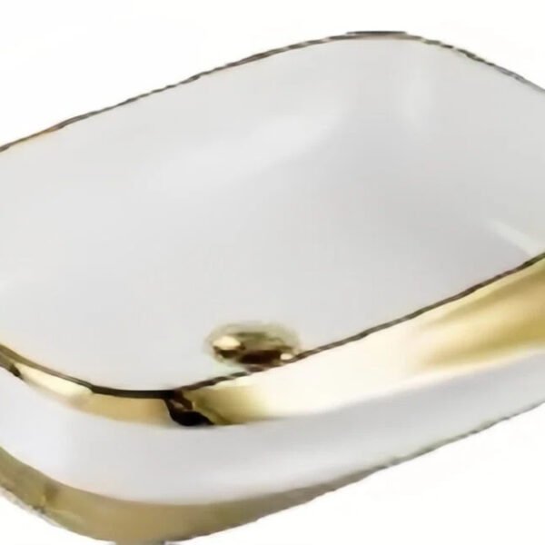 WASH BASIN TR 20048 DG+CAWM RIVA DUL GRY+C WHT MAR (YG9872)