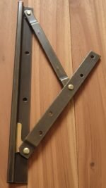 WINDOW FITTINGS BRASS  ANTIQ 12 INCH (W1303) - Image 2