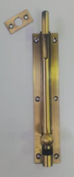 TOWER BOLT BRASS L ANTQ  6X3/8 (YA2655)