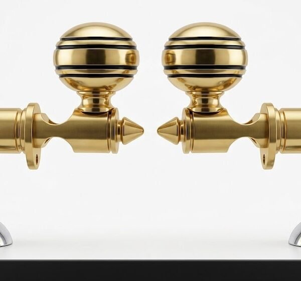 CURTAIN BRACKET DOUBLE TEMPLE AG/WG (YC3064)