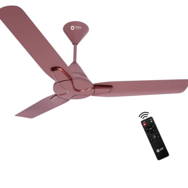 FAN JAZZ DECO BLDC REMOTE 48 INCH ASH ROSE (YO0668)
