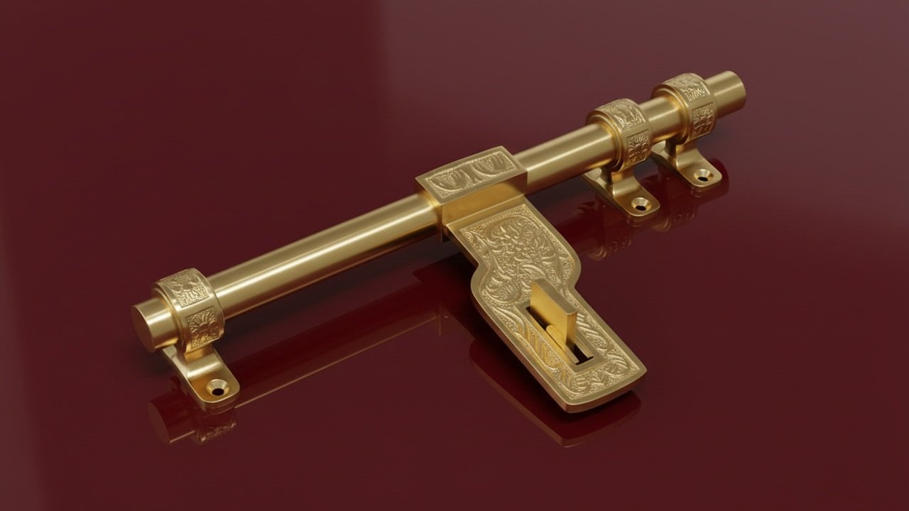 a4246 ALDROPS BRASS F/GOLD ALIGARH SS ROD 10X5/8 (A4246) - Image 1