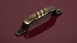 HANDLE BRASS 778 / 779 FANCY ANTQ 4 INCH (B5768)