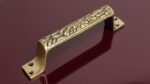 HANDLE BRASS 1027 FANCY ANTQ 7 INCH / 1026 (B5777)