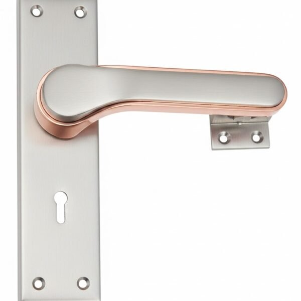 MORTICE LOCK 8 INCH ROSE / GOLD 513 KY (B5940)