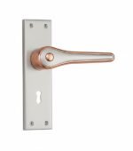 MORTICE LOCK 8 INCH BLACK / ROSE Z 518 (B5947)