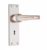 MORTICE LOCK 8 INCH BLACK / ROSE Z 521 (B5949)