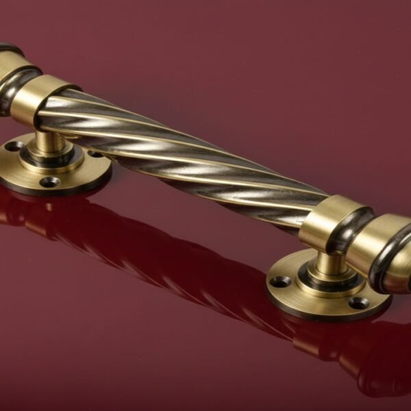 HANDLE BRASS ANTQ 002 8 INCH (B6710)