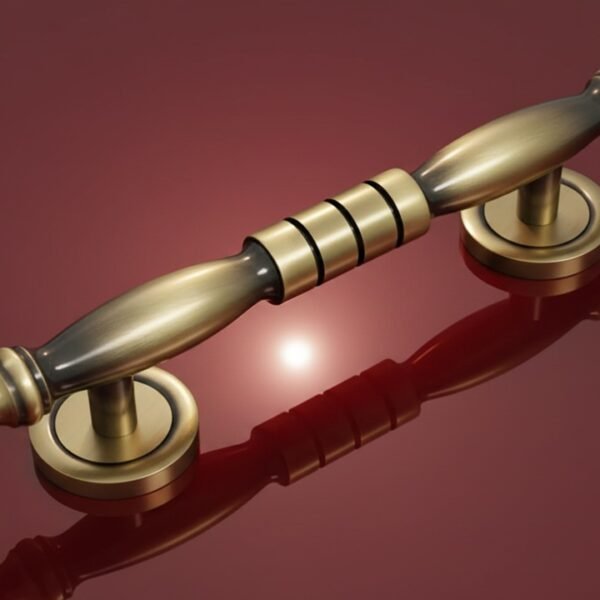 HANDLE BRASS 1021 FANCY ANTQ 10 INCH (B7012)