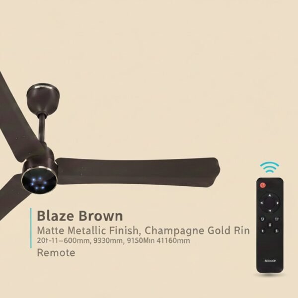 FAN RENESA HALO C/F 36 INCH BLAZE BROWN (YAT1272)