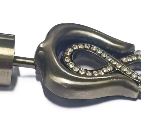 CURTAIN BRACKET ZADO ONLY BALL 25MM AB/SS (YC5108)