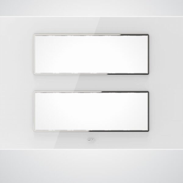 PLATE CASA VIVA WHITE (GLOSSY)-12M (YG8097)