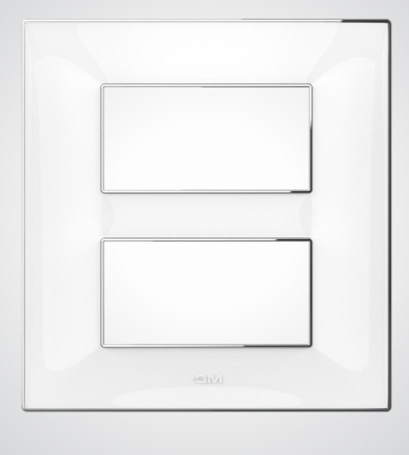 S. No. 2864yg8193 PLATE WAVIO SPAR. WHITE (GLOSSY) -8M (YG8193) - Image 1