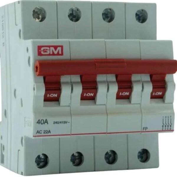 VAULT 4POLE MCB C 40A (YG8461)