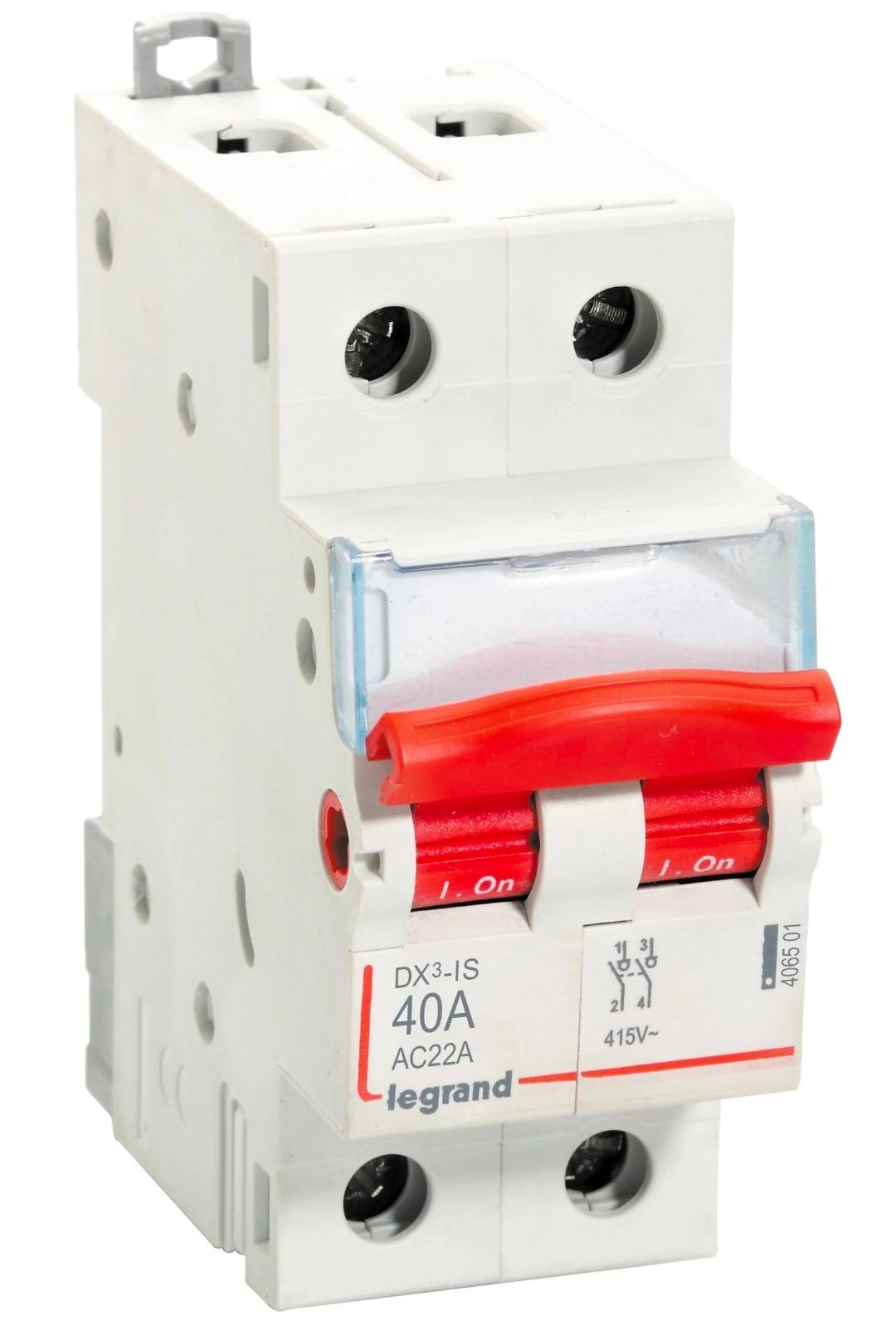 S. No. 3220yl1102 ISOLATOR 40A DP DX3 (YL1102) - Image 1