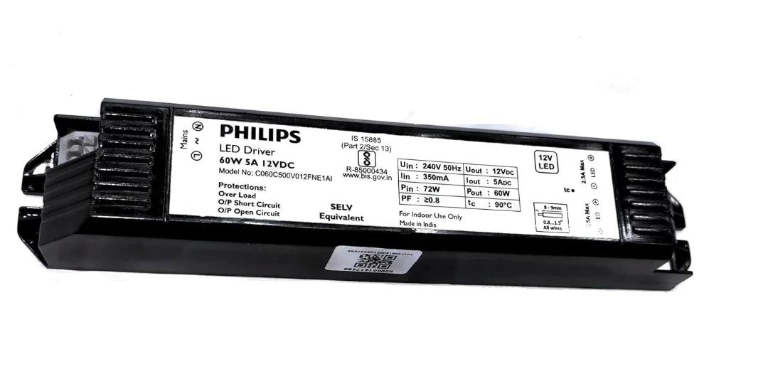 S. No. 3319yfp5002 LED STRIP DRIVER 60W 5A 12V (YFP5002) - Image 1