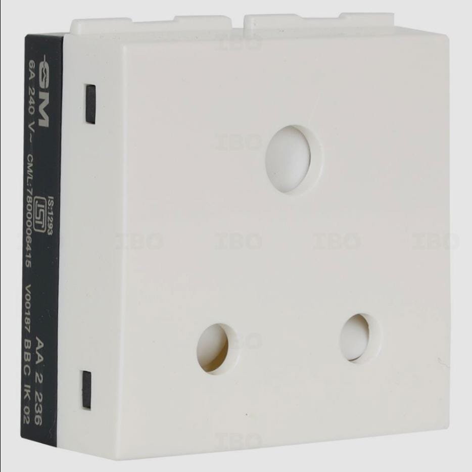 S. No. 8439YG8439 SOCKET AA2236 6A 3PIN GL (YG8439) - Image 1