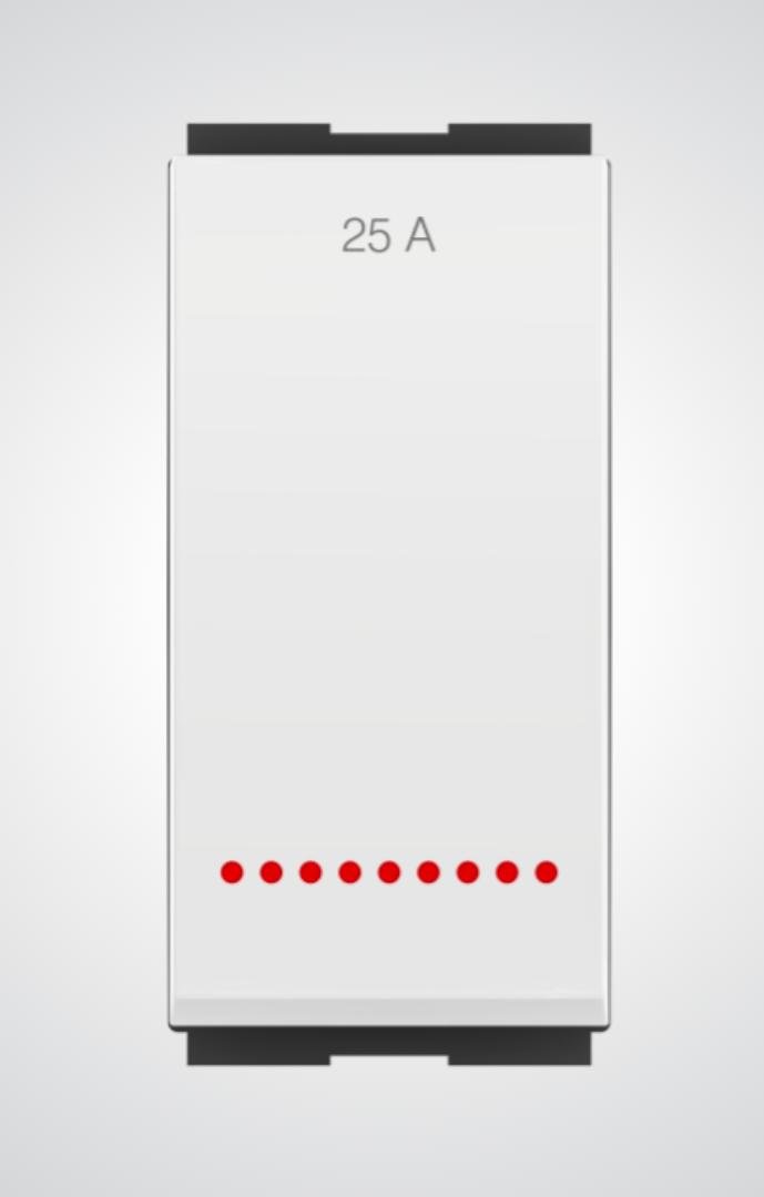 S.NO. 3023YG9953 SWITCH AA1017 25A 1WAY (W) NEON 1M GL (YG9953) - Image 1